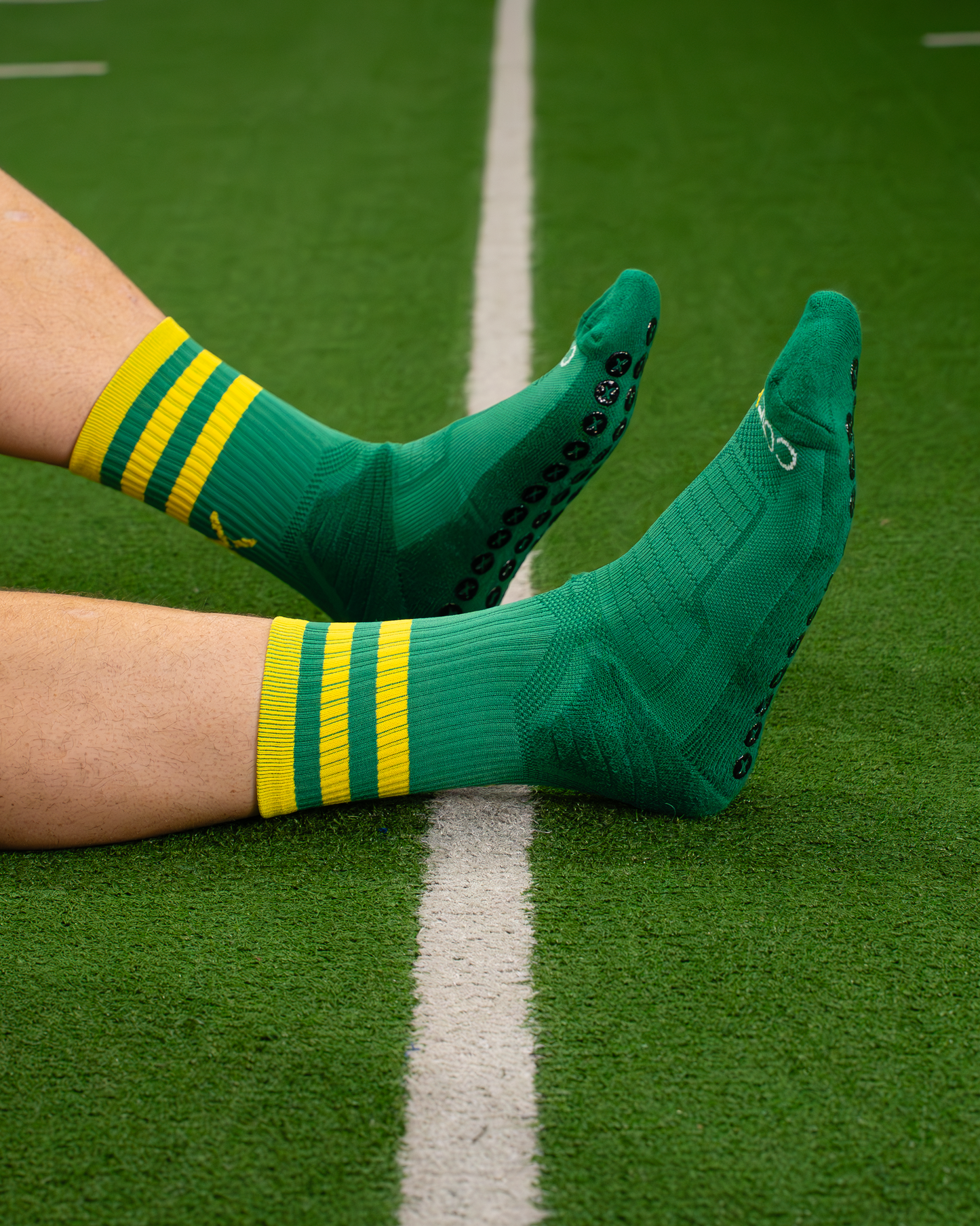 Green & Gold | Elite Grip Socks