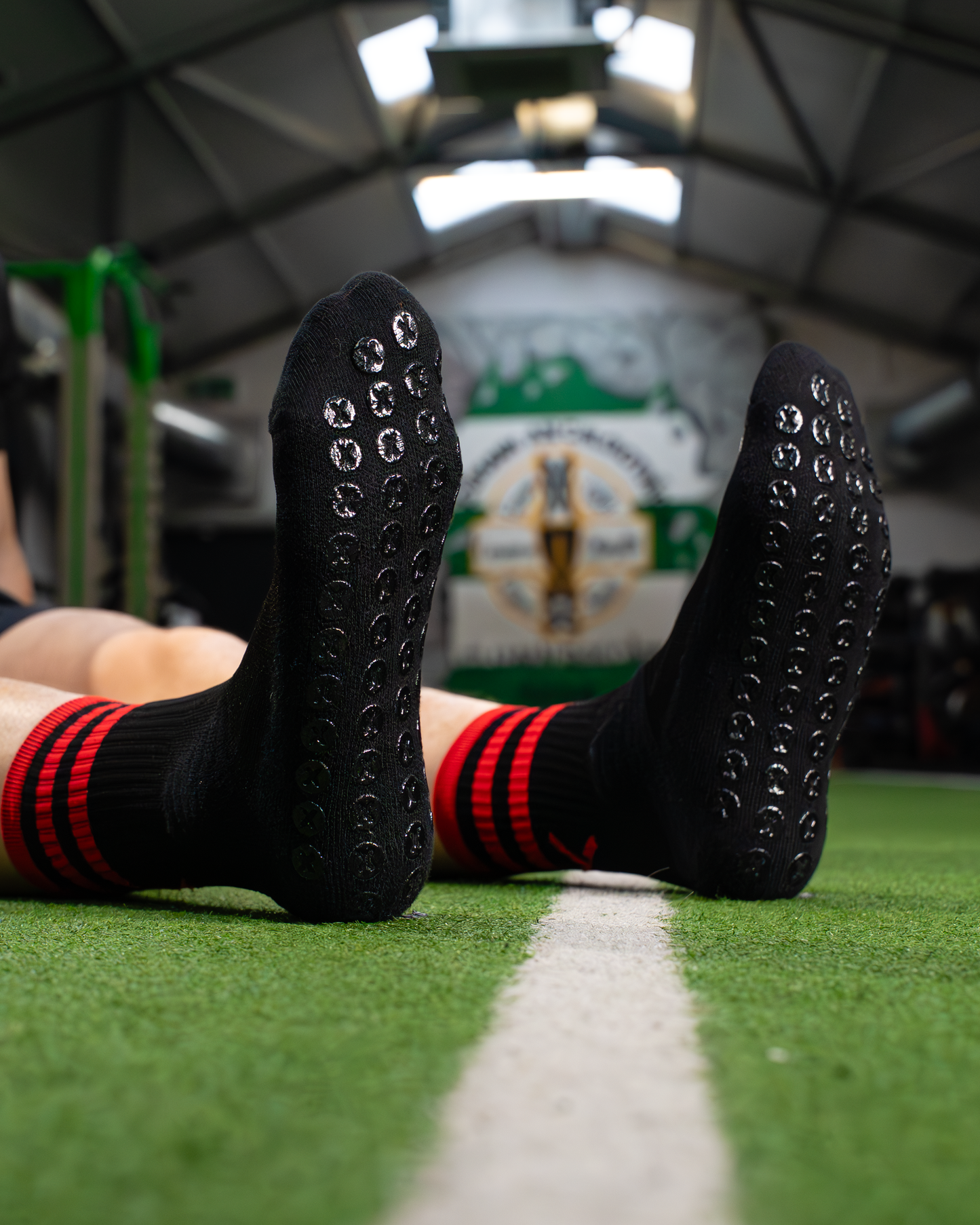 Black & Red | Elite Grip Socks