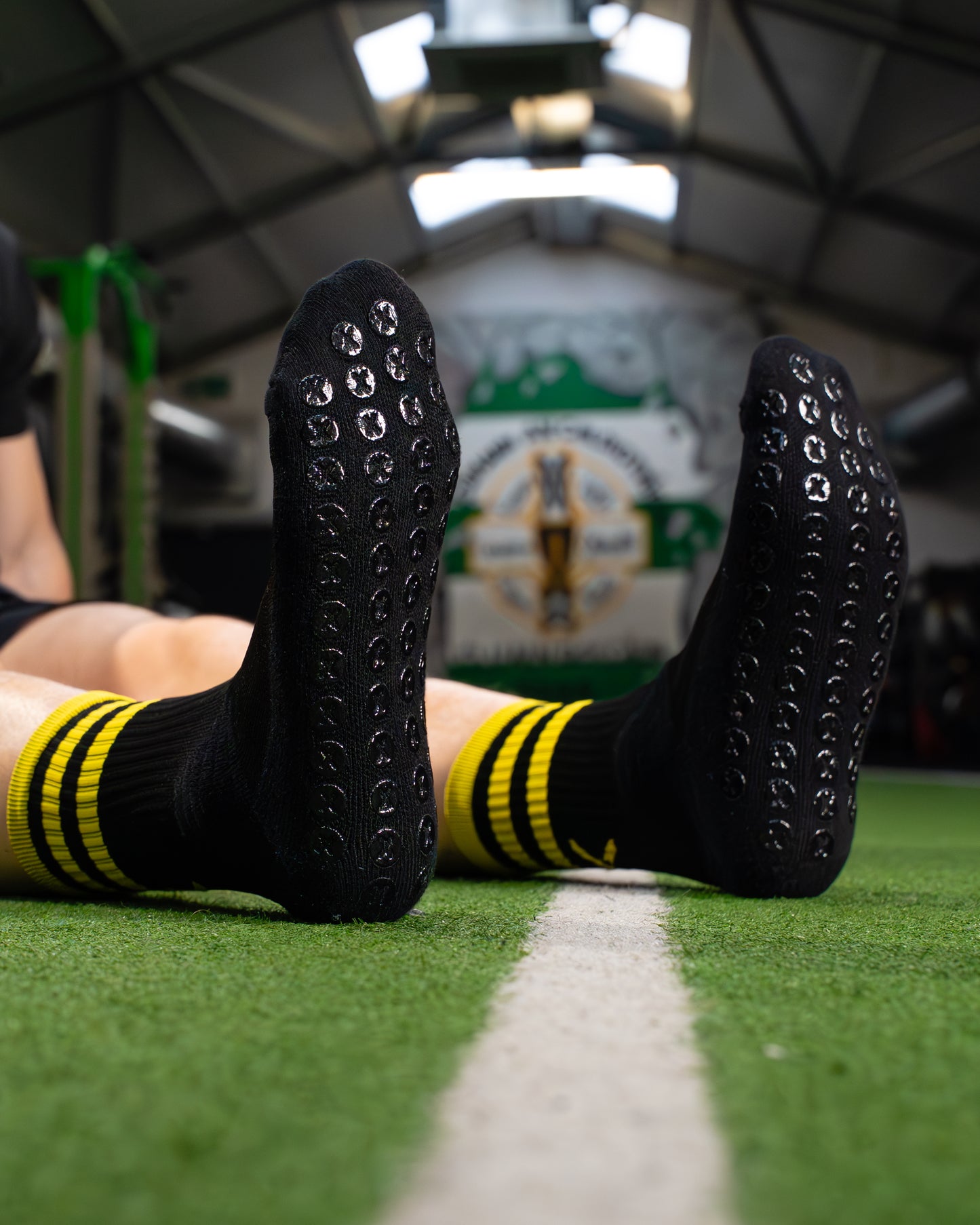 Black & Amber | Elite Grip Socks